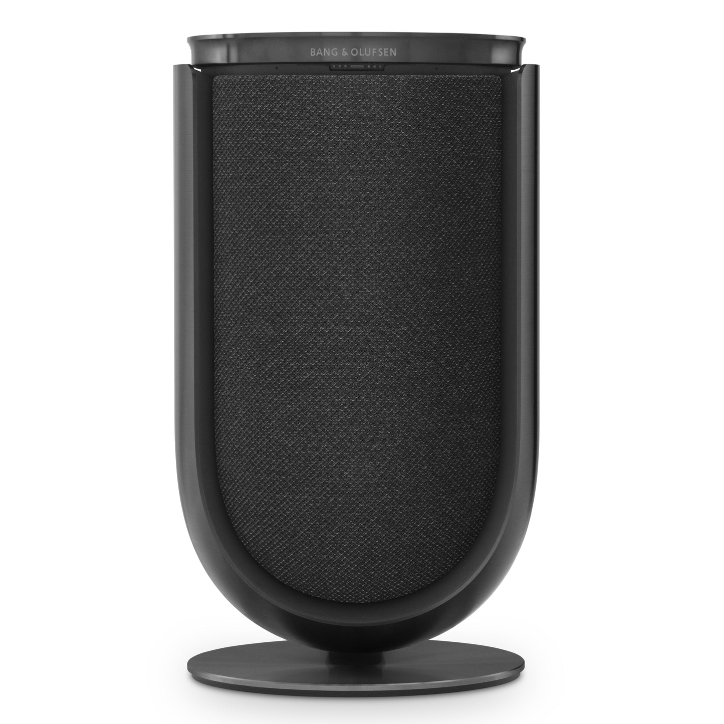 Bang & Olufsen BeoLab 8 in black anthracite auf Tischstandfuß Stoffcover