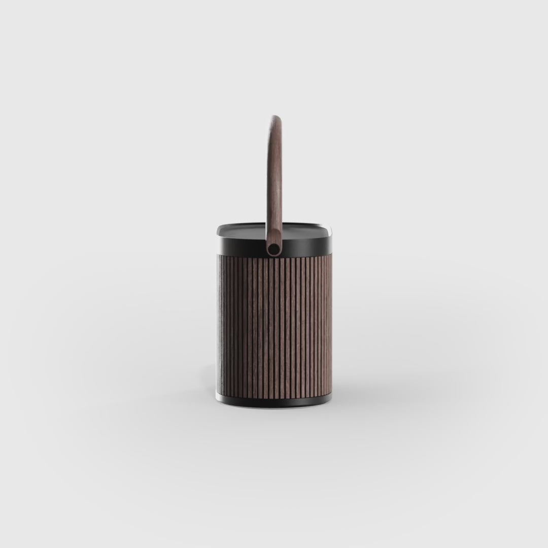 Bang & Olufsen BeoSound A5 Dark Oak - 360 Grad View