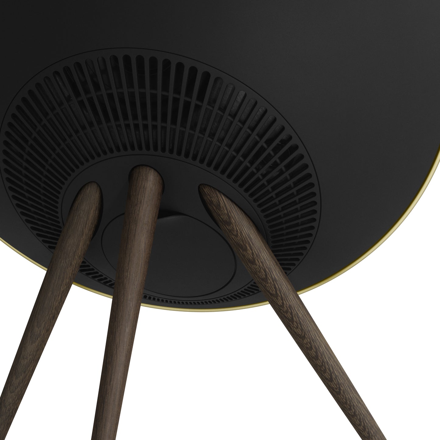 Bang & Olufsen BeoPlay A9 Brass Tone - Füße aus geräucherter Eiche