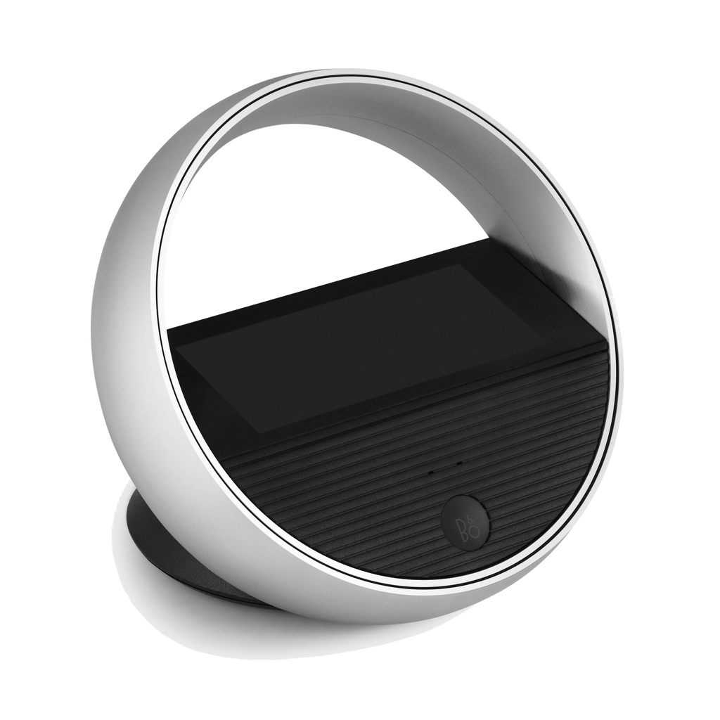 Bang & Olufsen, B&O Beoremote Halo in silber als Tischversion