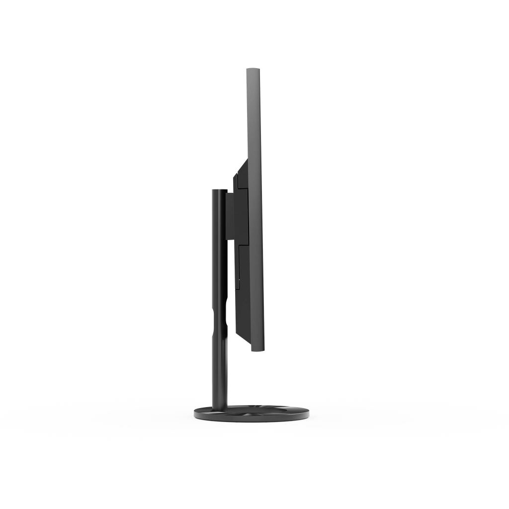 Bang & Olufsen, Beovisin Contour in black anthracite mti Soffcover auf Bodenstandfuß - Ansicht von der Seite