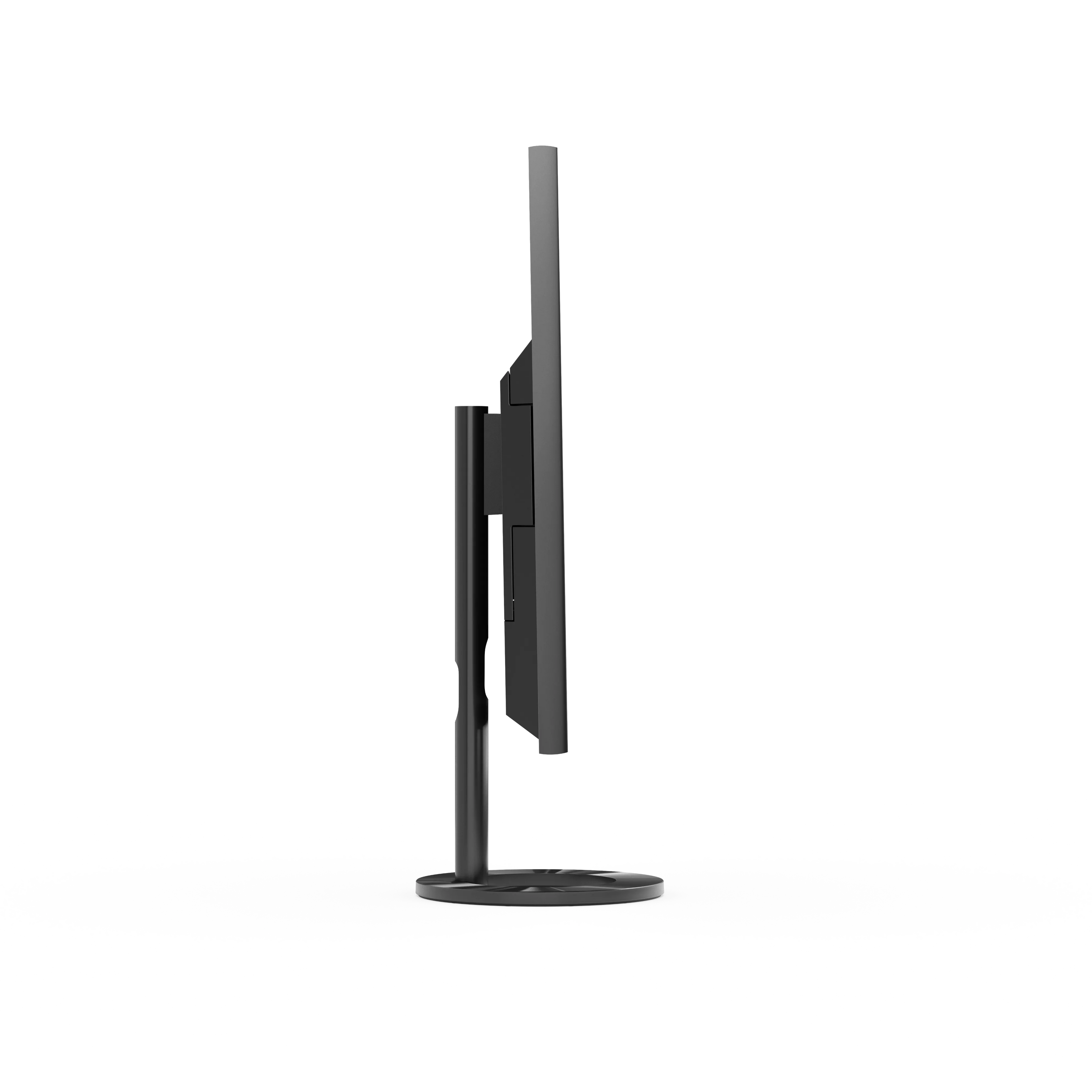Bang & Olufsen, Beovisin Contour in black anthracite mti Soffcover auf Bodenstandfuß - Ansicht von der Seite