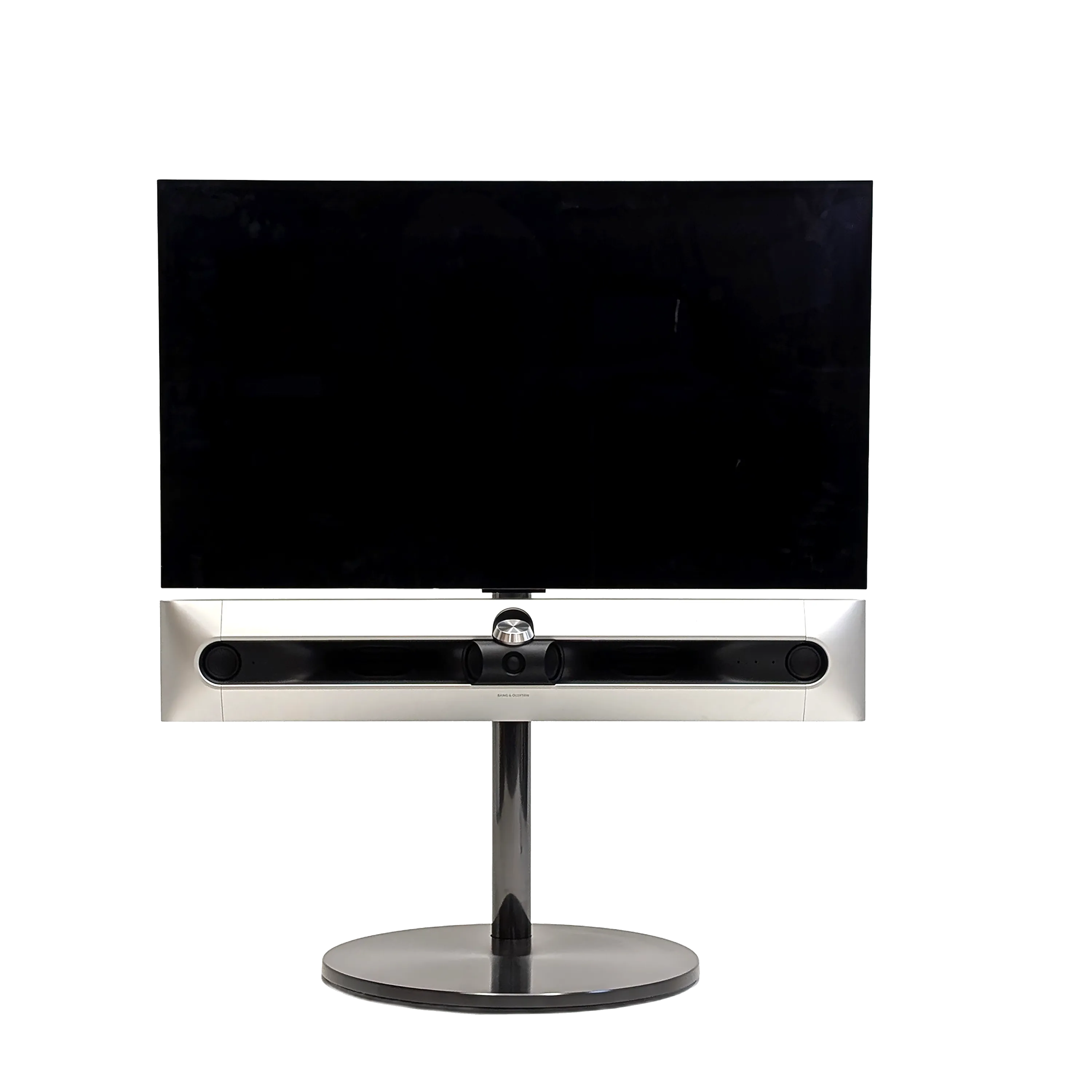 Beosound Premiere von Bang & Olufsen auf einem Bodenstandfuß von stb brackets
