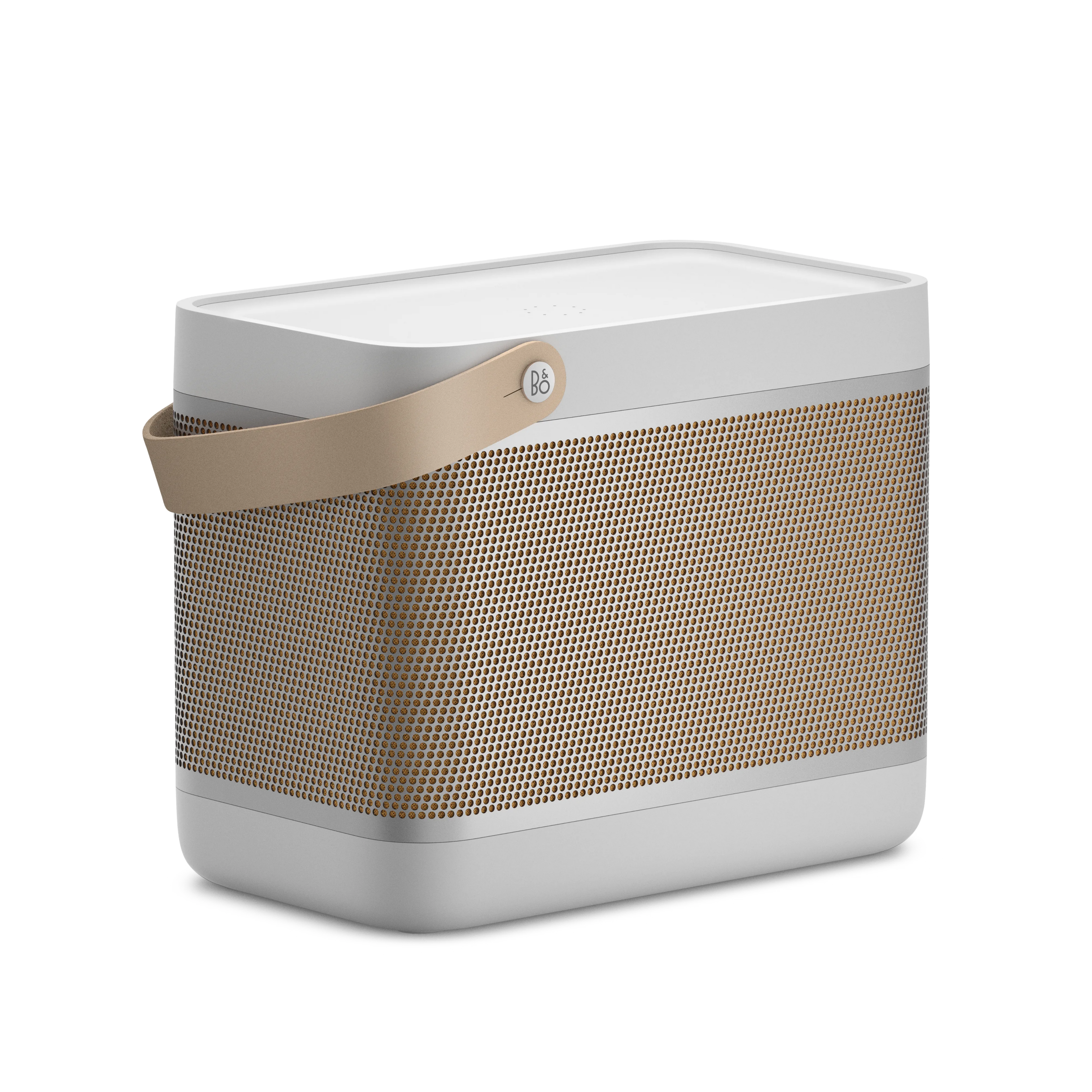 Bang & Olufsen, B&O Beolit 20 tragbarer Bluetotth Lautsprecher mit QI Ladefunktion in grey mist