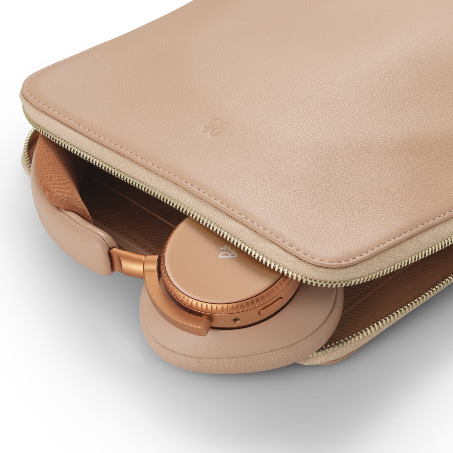 B&O Bang & Olufsen Beoplay H100 in Sunset Apricot - in der Tasche