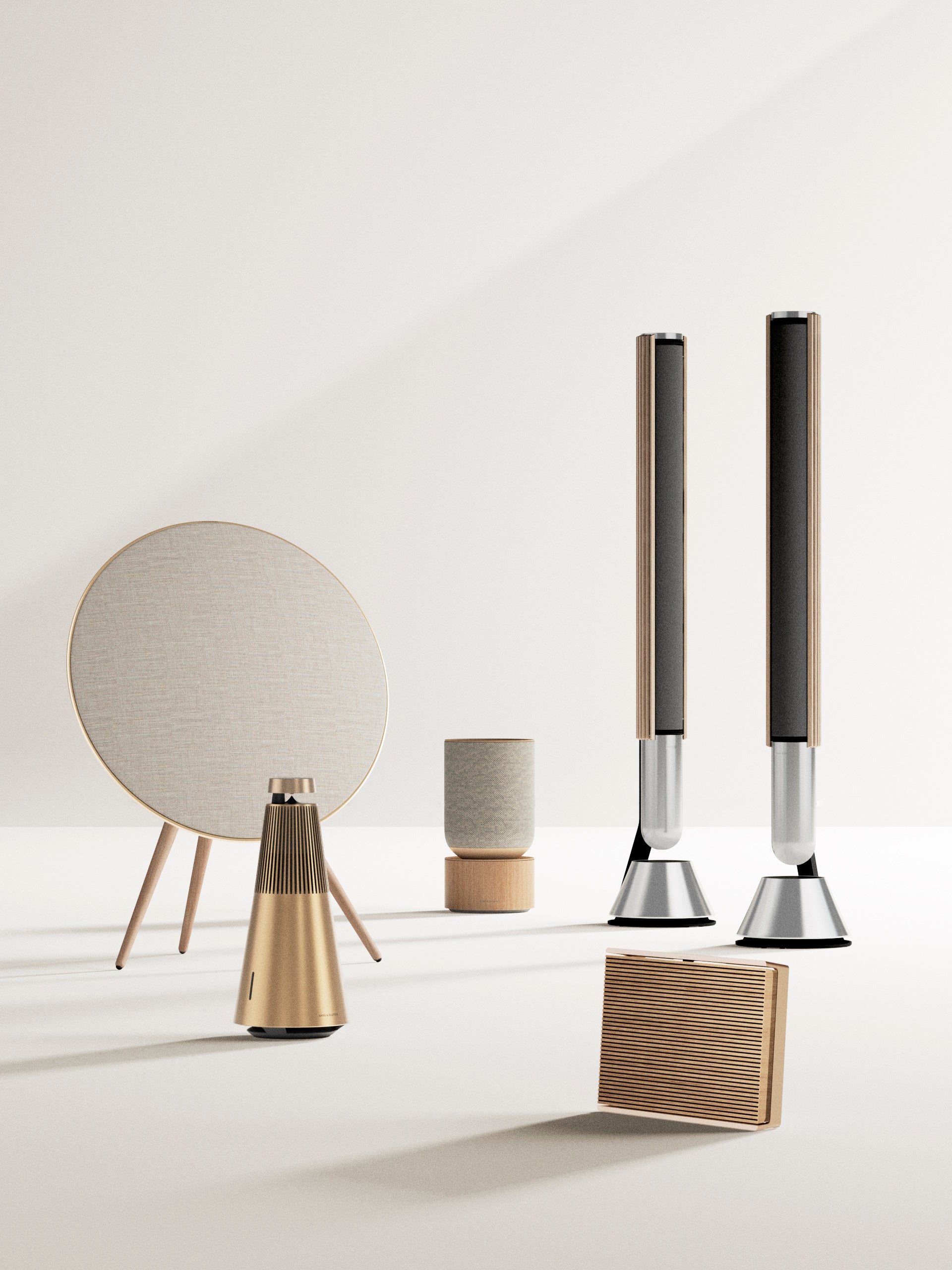 Beosound A9, Beolab 28, Beosound Lavel und Beosound Balance 