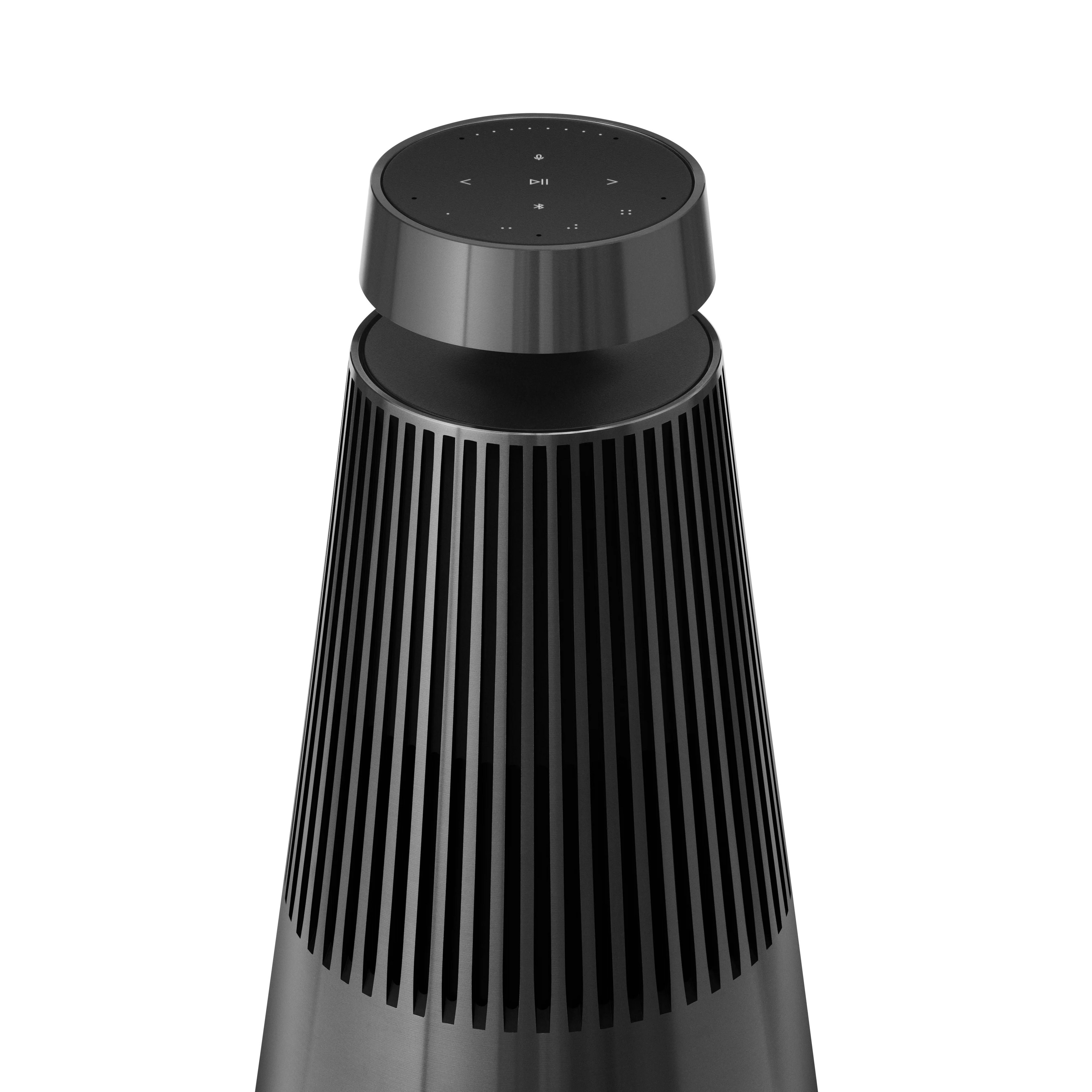 Bang & Olufsen, B&O Beosound 2 (3. Generation)  Multiroom Lautsprecher in black anthracite - Detailaufnahme Bedienteil