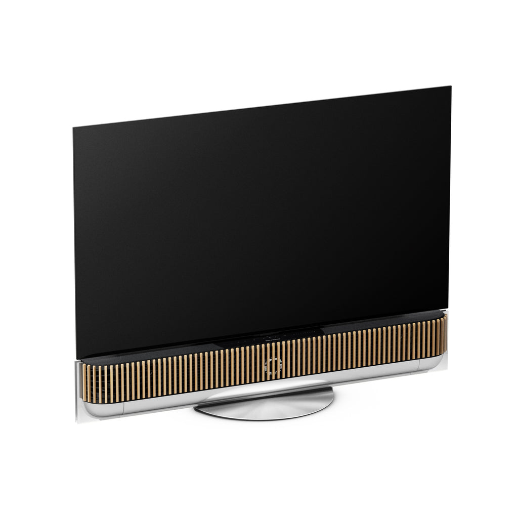 Bang & Olufsen Beovision Theatre 55 Zoll auf table stand mit Cover in oak