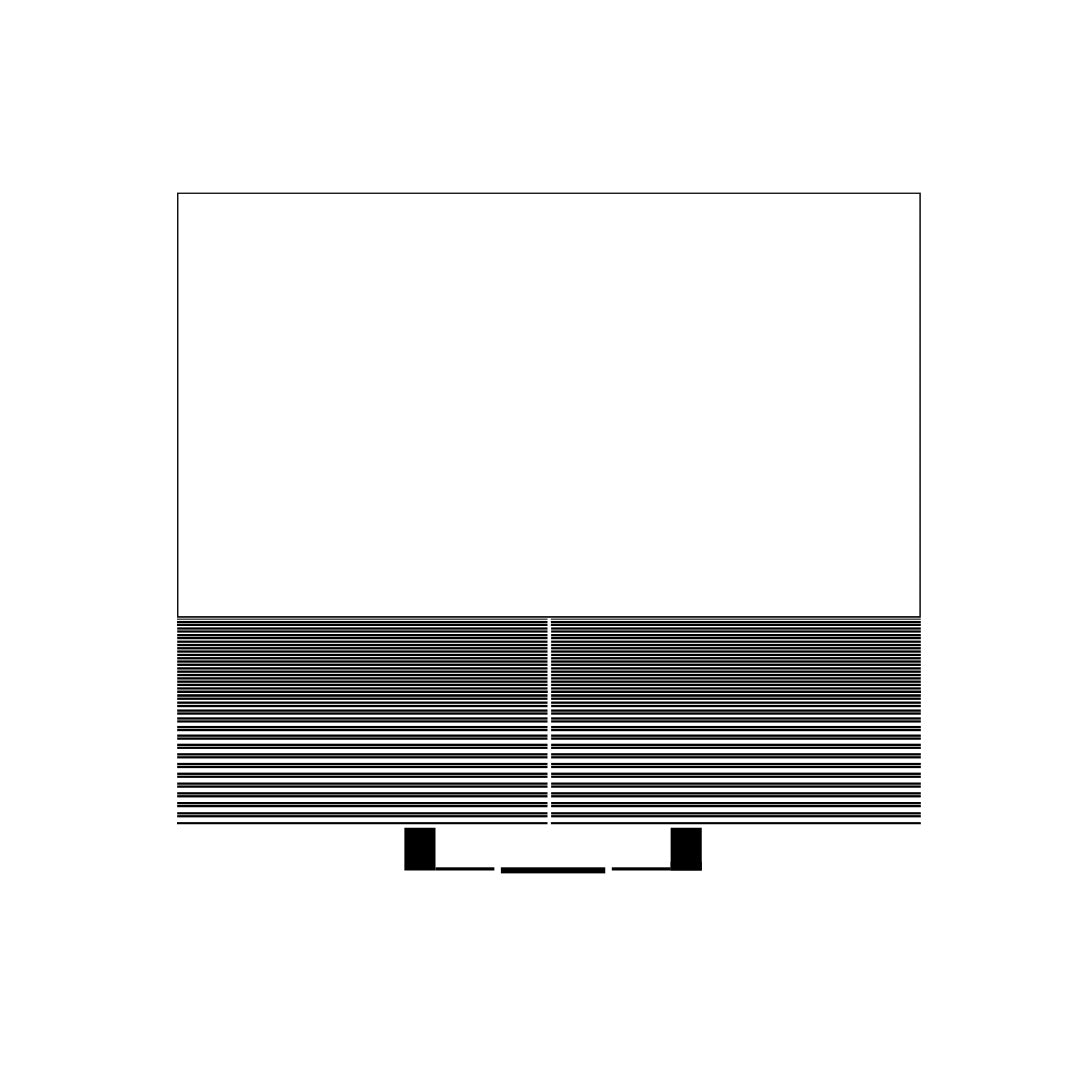 schematische Zeichnung des BeoVision Harmony