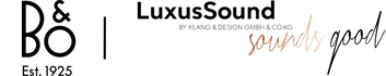 Logo Bang & Olufsen und Luxussound black 2025