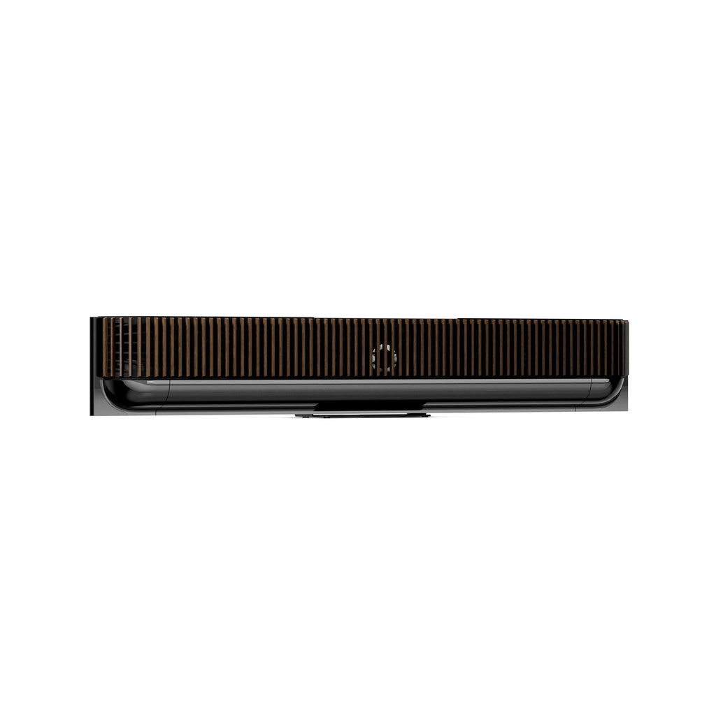 BeoSound Theatre in black anthracite with dark oak wood cover